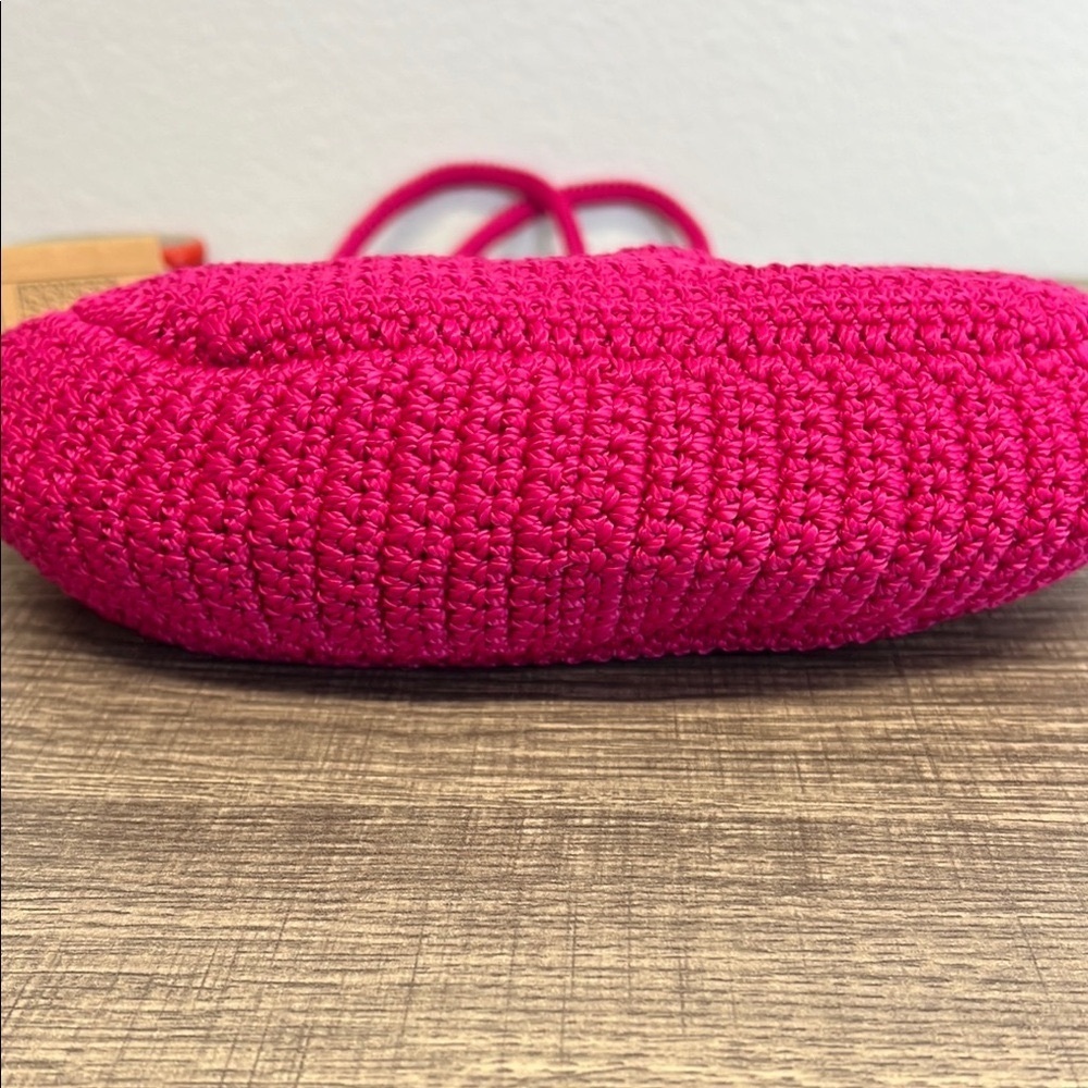 The Sak | Fusia Pink “Josie” Shoulder Bag w/ Fruit Charms 🍋🍉🍓 - Picture 9 of 12